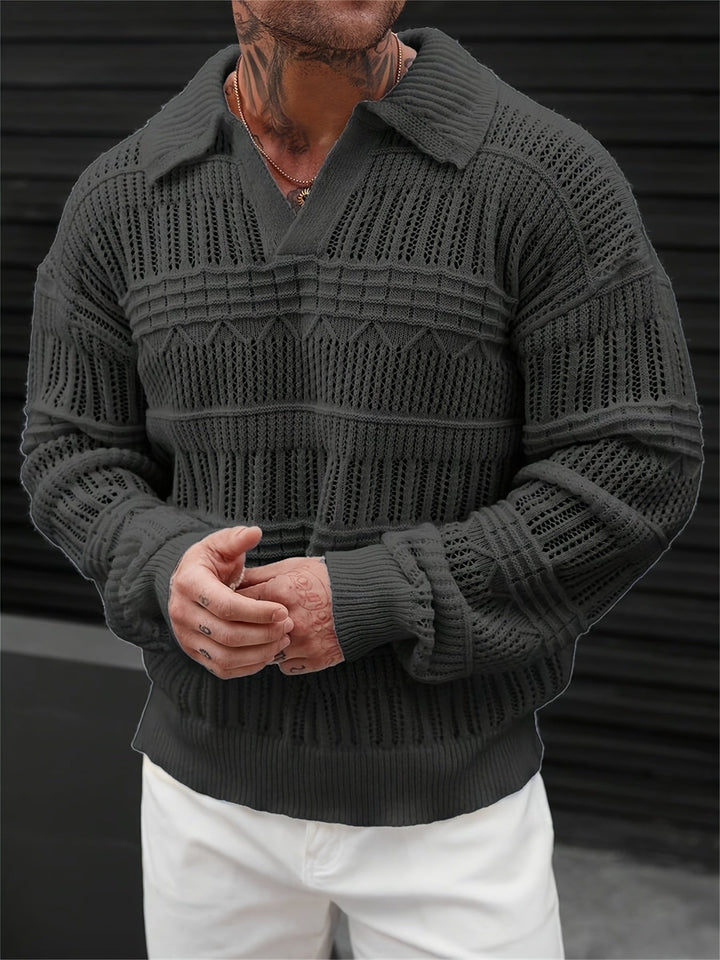 Wesley – Langarmpullover Mit Schneiden Raus Entwurf