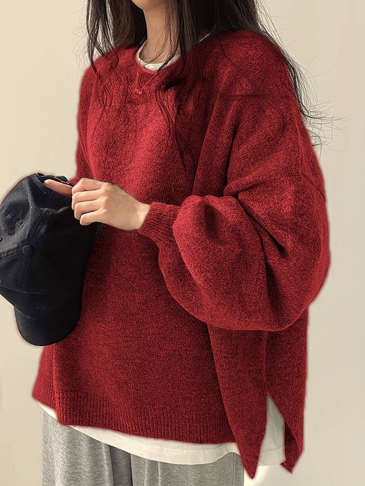 Pearline – Pullover Mit Rundhalsausschnitt Und Langen Ärmeln