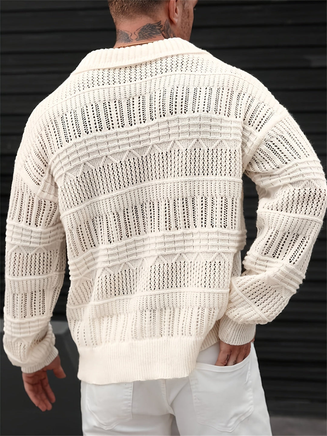Wesley – Langarmpullover Mit Schneiden Raus Entwurf