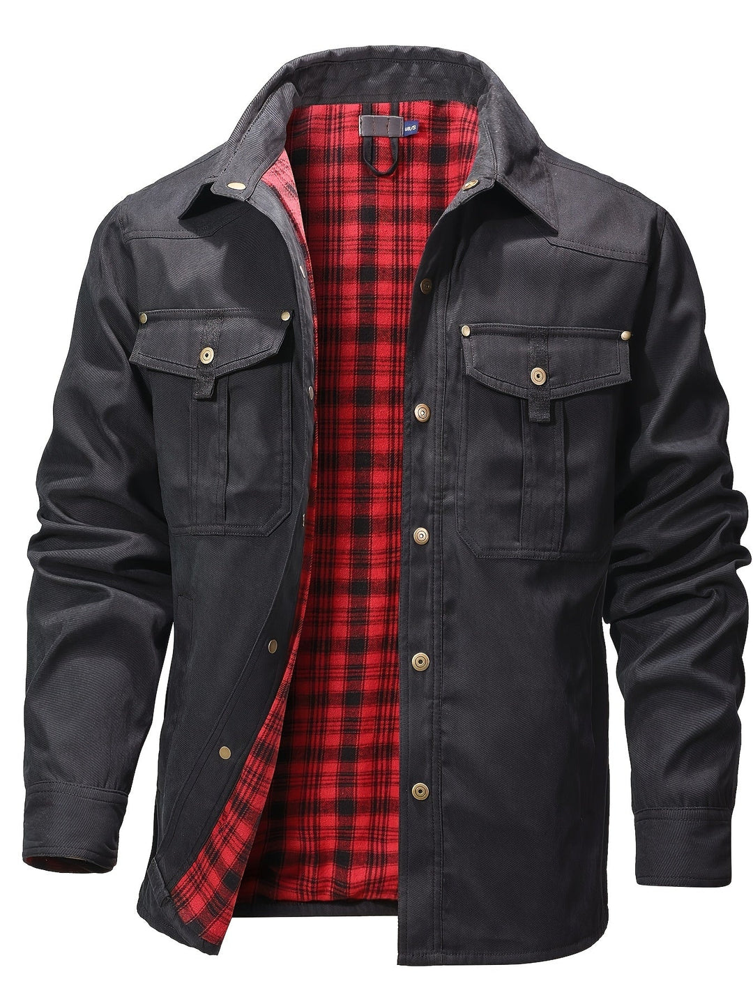 Evrypidis - Lässige Langarm-Cargo-Jacke