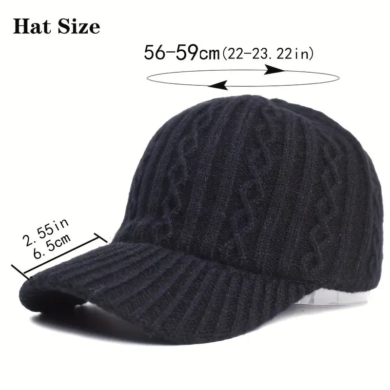 StitchRidge – Gestrickte Baseball Mütze