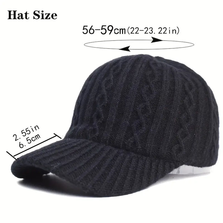 StitchRidge – Gestrickte Baseball Mütze