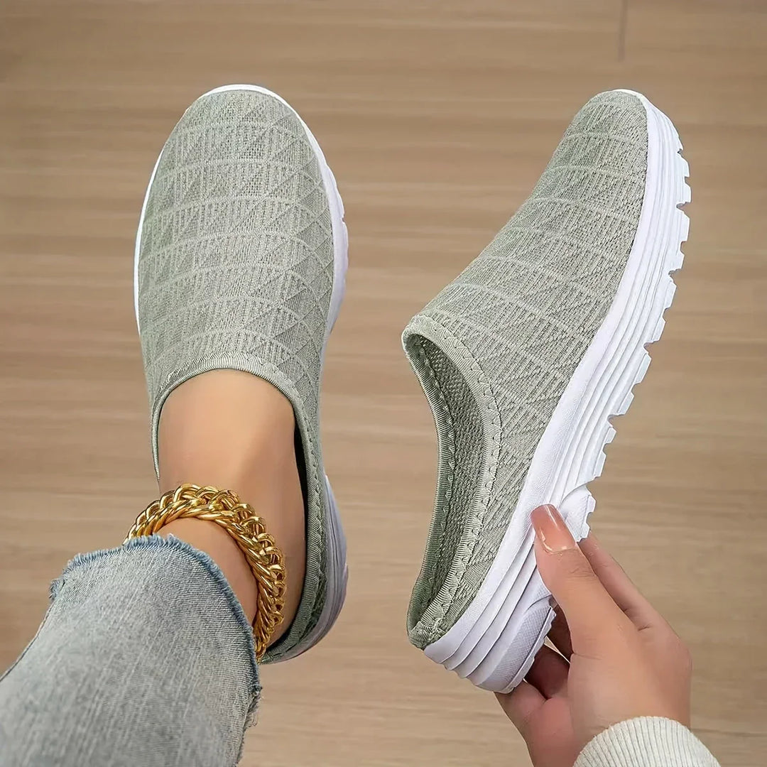 Brunilda - Atmungsaktive Flache Pantoffel