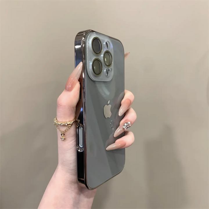 Chromelux – Hochwertige Galvanisierte Glaslinsenabdeckung Für iPhone