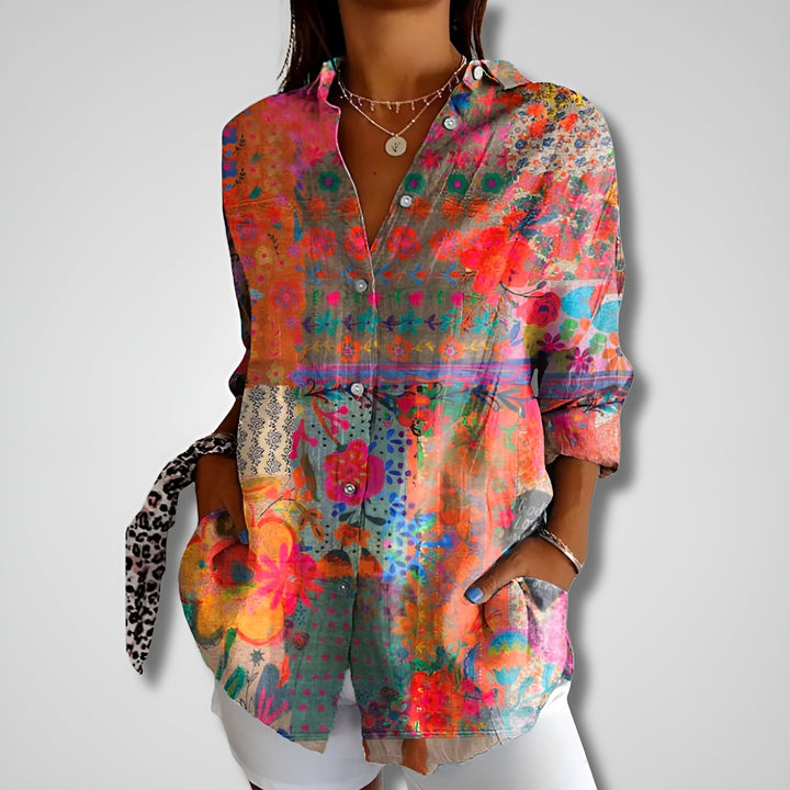 Shalom - Stilvolle Bluse Mit Langen Ärmeln