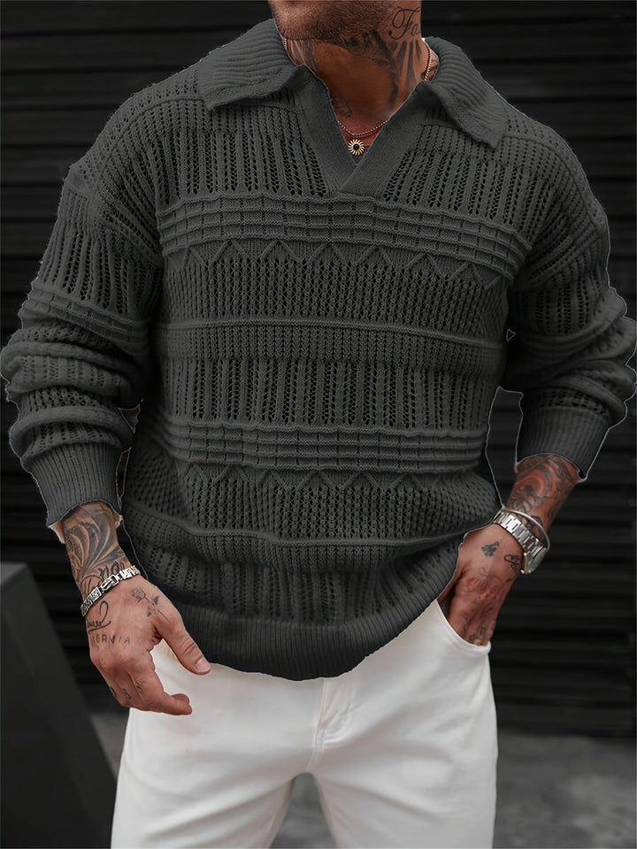 Wesley – Langarmpullover Mit Schneiden Raus Entwurf