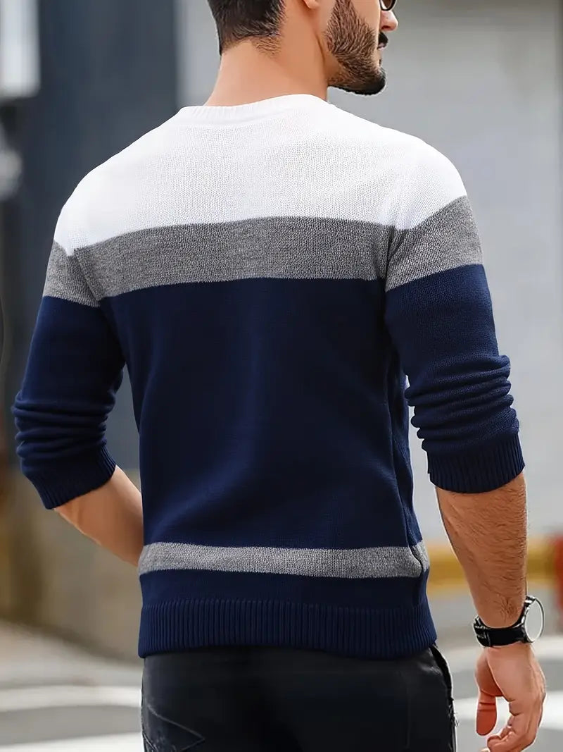 Watkins – Lässiger Langarm Strick Pullover