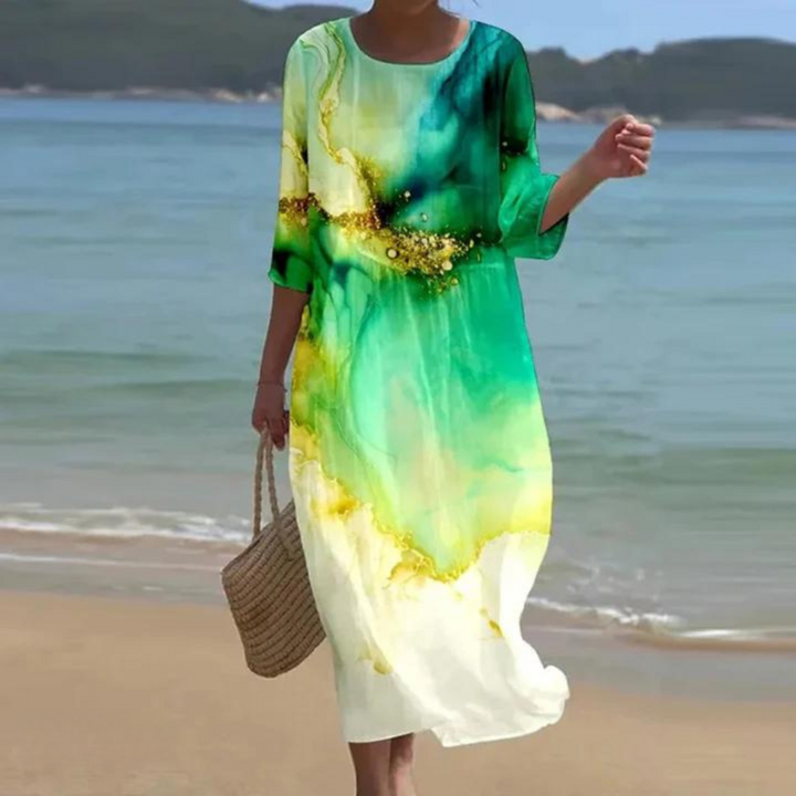 Miranda - Elegantes Geblümtes Kleid