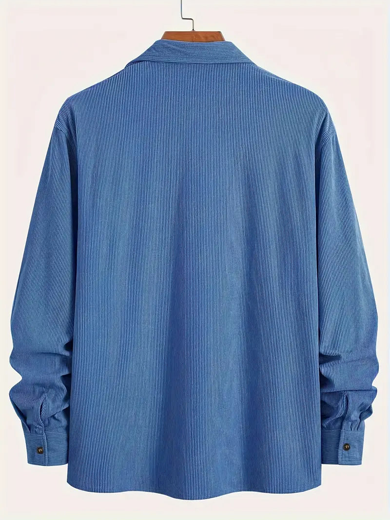 Rickey - Lässiges Cord-Hemd Mit Knopfleiste