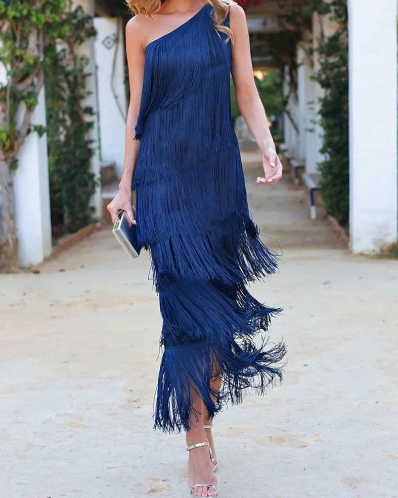 Mirella - Langes Kleid mit Pony