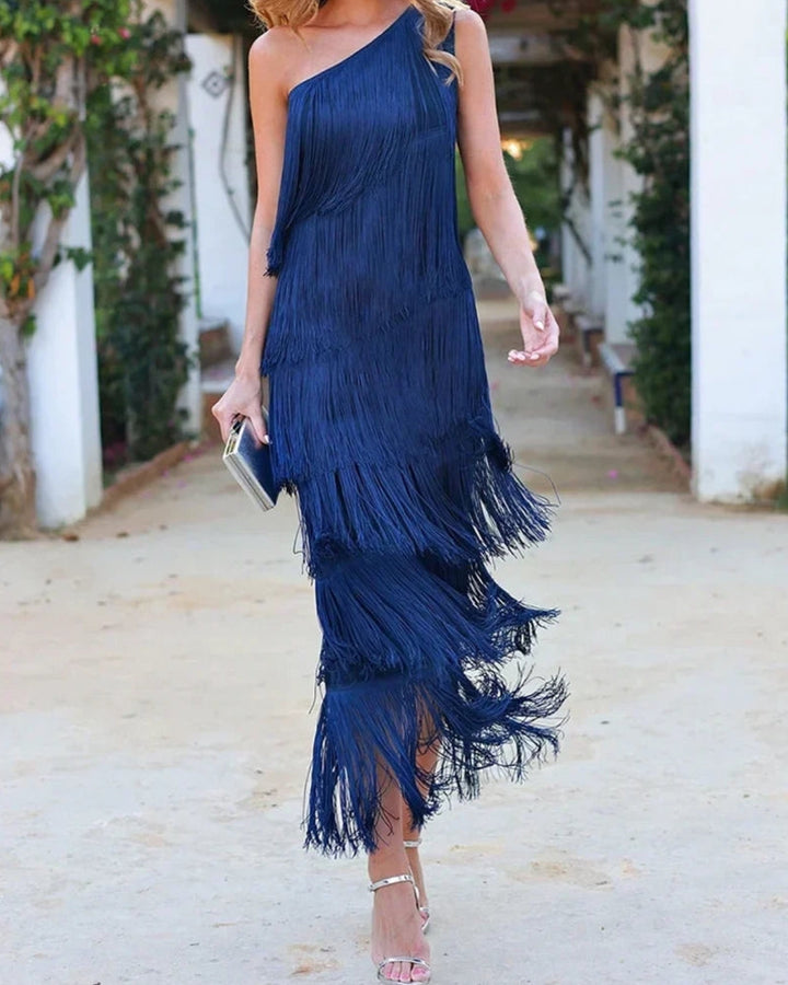 Mirella - Langes Kleid mit Pony