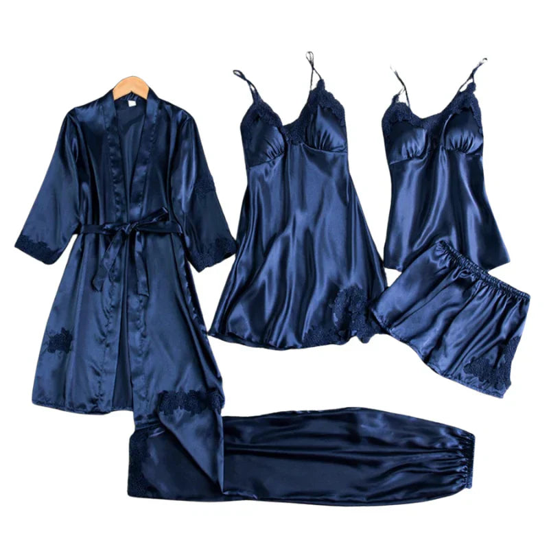 Audrey - 5 Teiliges Satin Set