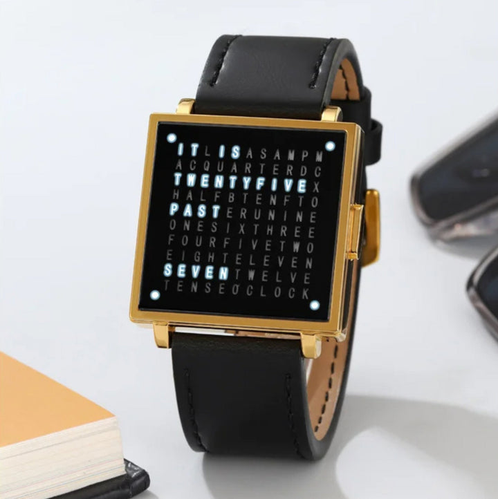 WordTime – Matrix Digital Anzeige Uhr