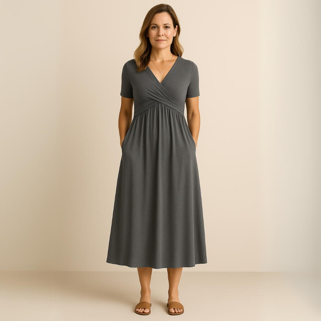 Bridgett - Kurzärmeliges Kleid