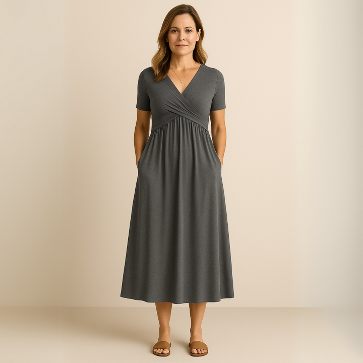 Bridgett - Kurzärmeliges Kleid
