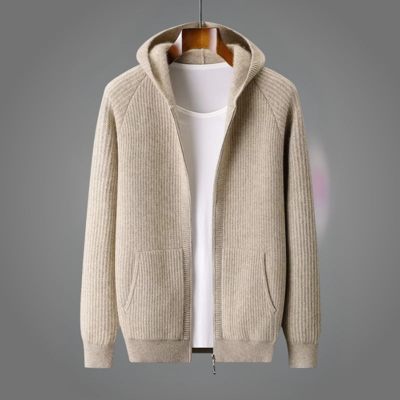 Romain – Strick Kapuzenpullover Mit Reißverschluss