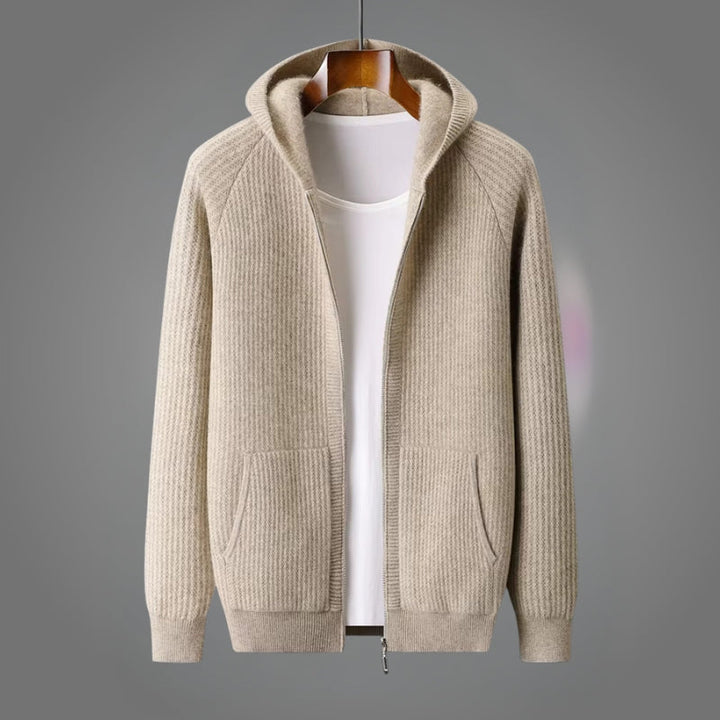 Romain – Strick Kapuzenpullover Mit Reißverschluss