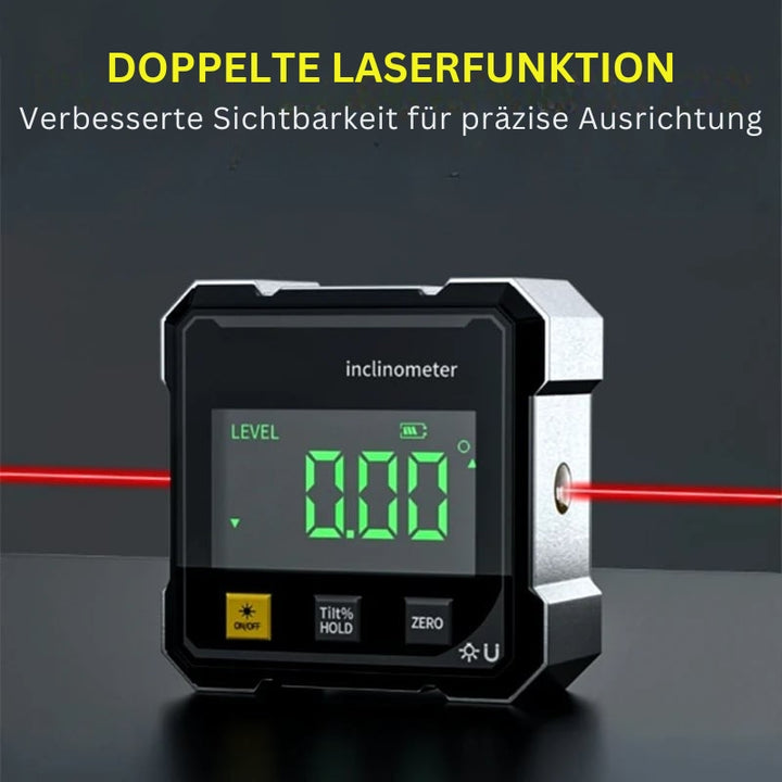 MagPro - 4-Seitiger Magnetischer Digitaler Winkelmesser Mit Laser