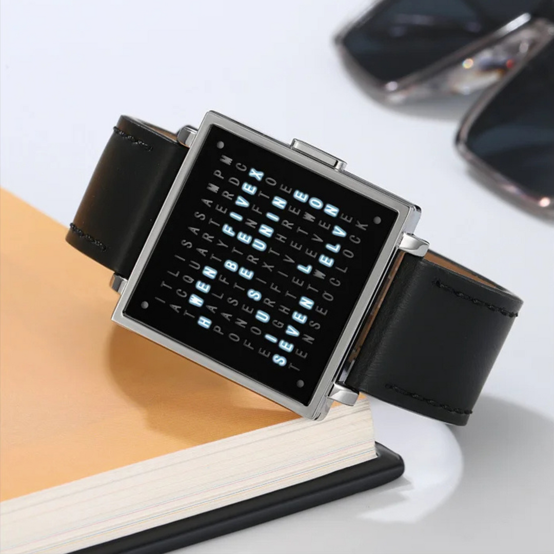 WordTime – Matrix Digital Anzeige Uhr