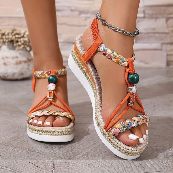 Tasia - Bequeme Sandalen Mit Keilabsatz