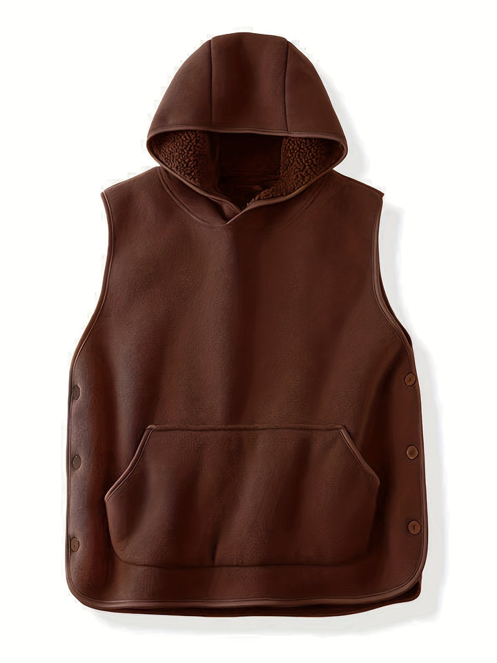Niles – Ärmelloser Kapuzenpullover Aus Polyester Für Den Winter