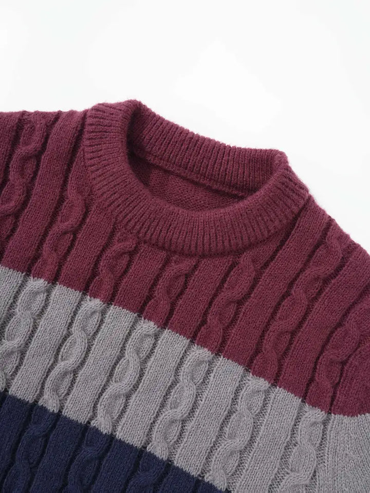 Watkins – Lässiger Langarm Strick Pullover