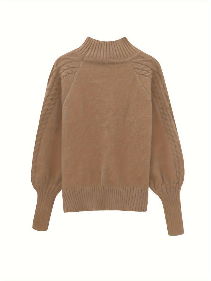 Tinsley – Lässiger Langarm Strickpullover