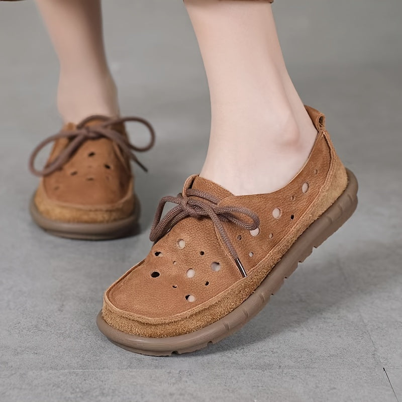Tamsin – Lässige Rutschfeste Leder Pantoffel