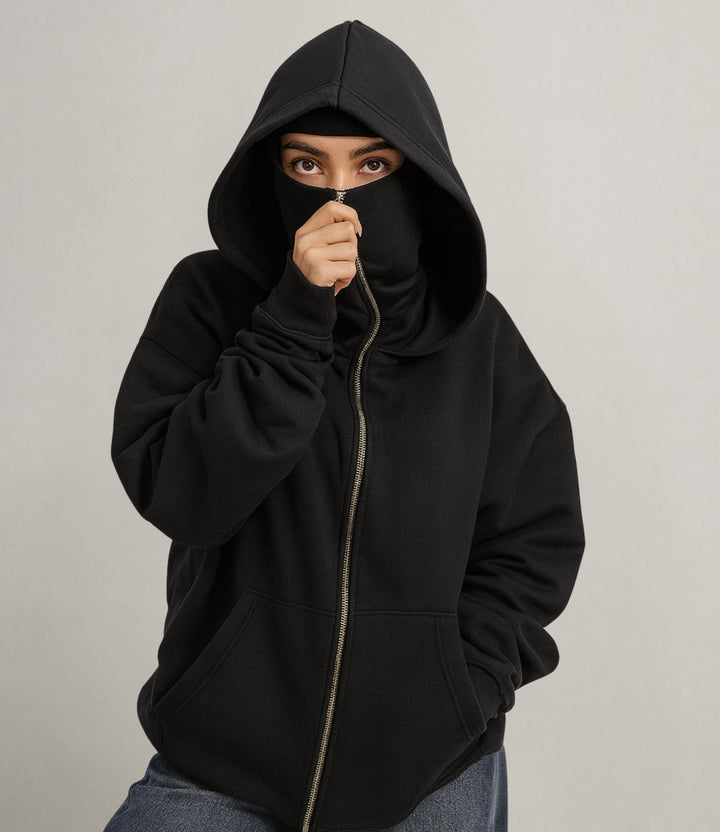 StealthCore – Kapuzenpullover Mit Durchgehendem Reißverschluss