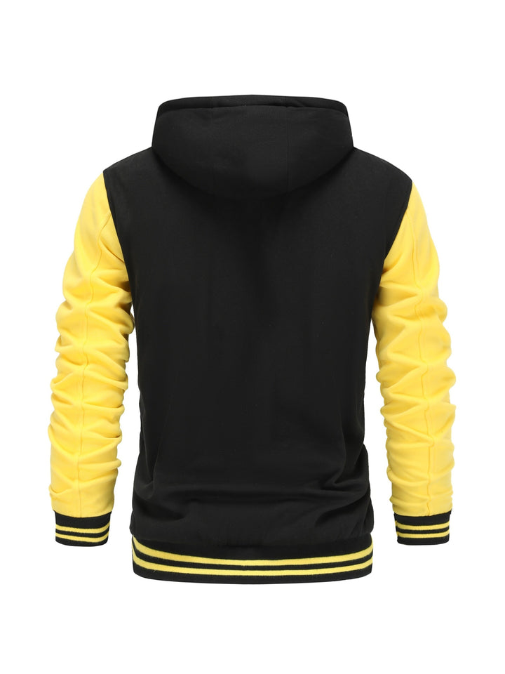Askhat - Langärmelige Baseballjacke Mit Kapuze