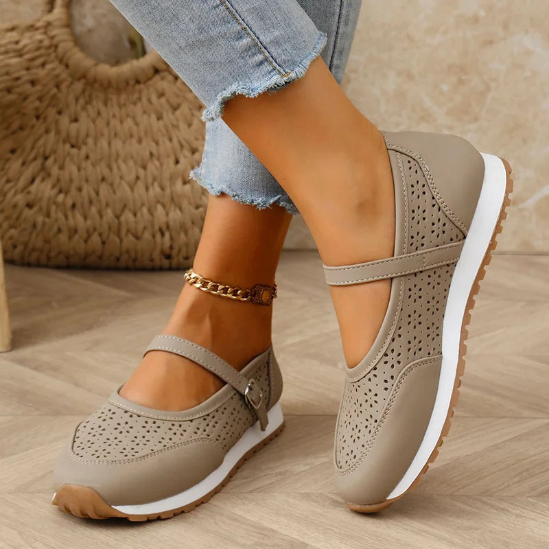 Jewell - Atmungsaktive Orthopädische Lederschuhe