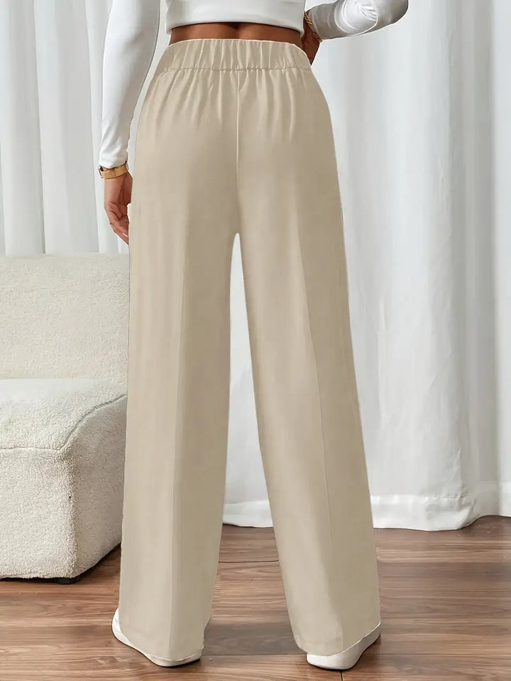 Orvella - Bequeme Hose Mit Weitem Bein Und Taschen