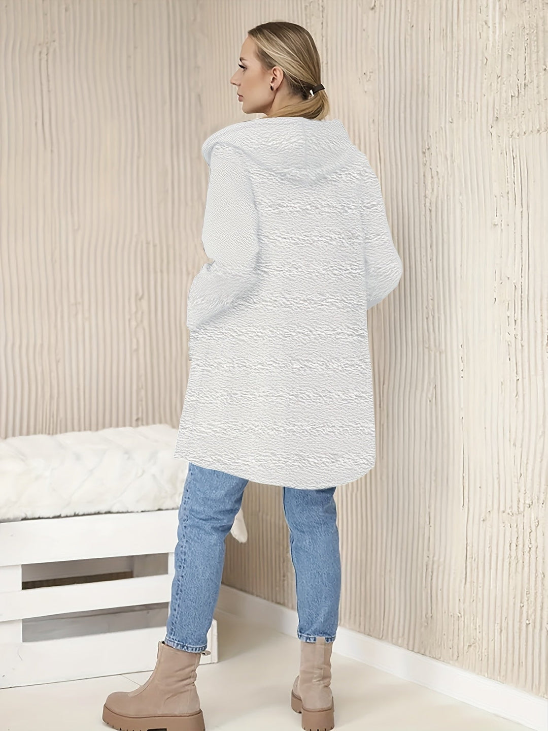 Nicola – Langärmelige Jacke Mit Seitentaschen