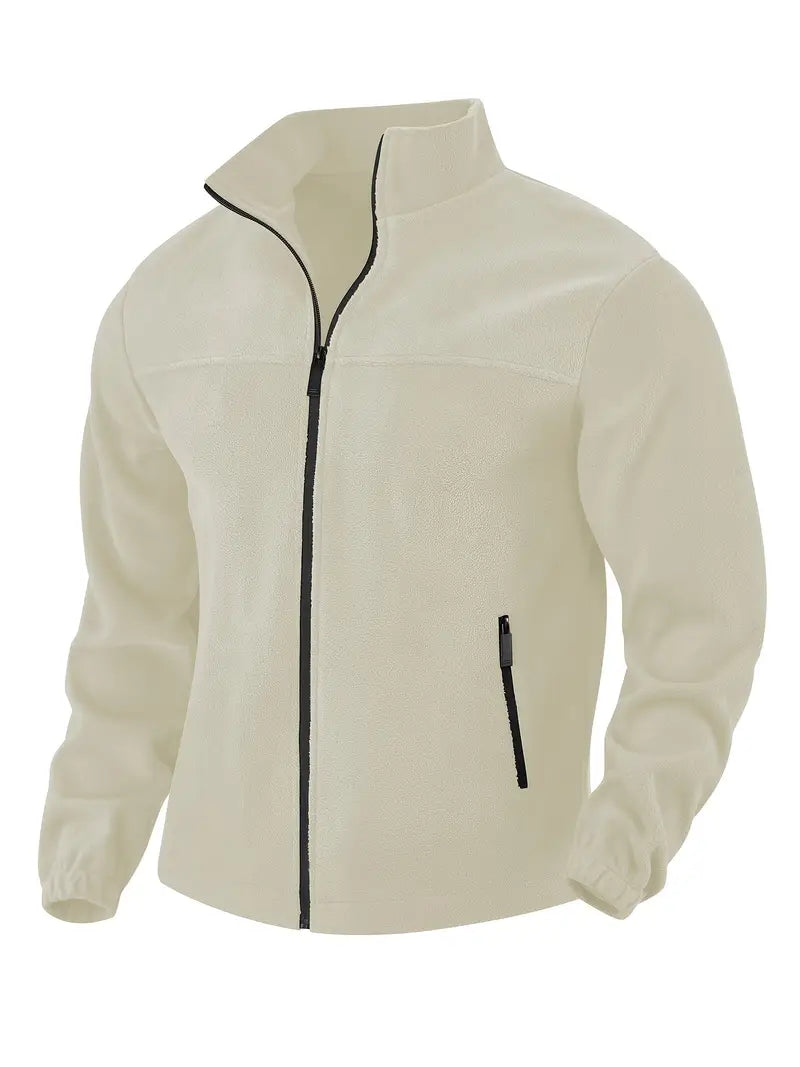 Barron – Lässige Fleece Jacke Mit Reißverschluss Und Tasche