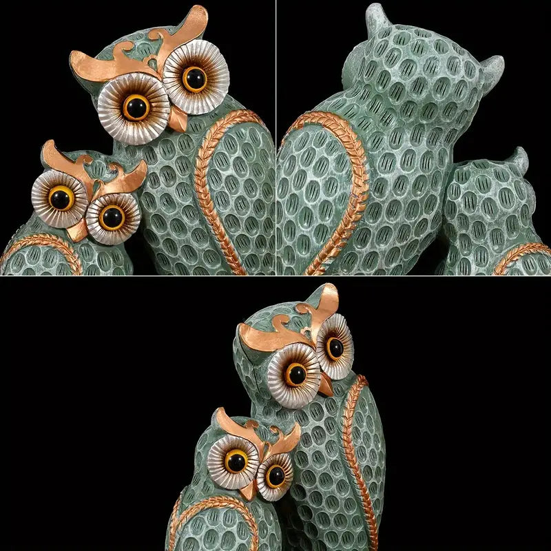 EchoOwlet – Moderne Eulen Familie Figur