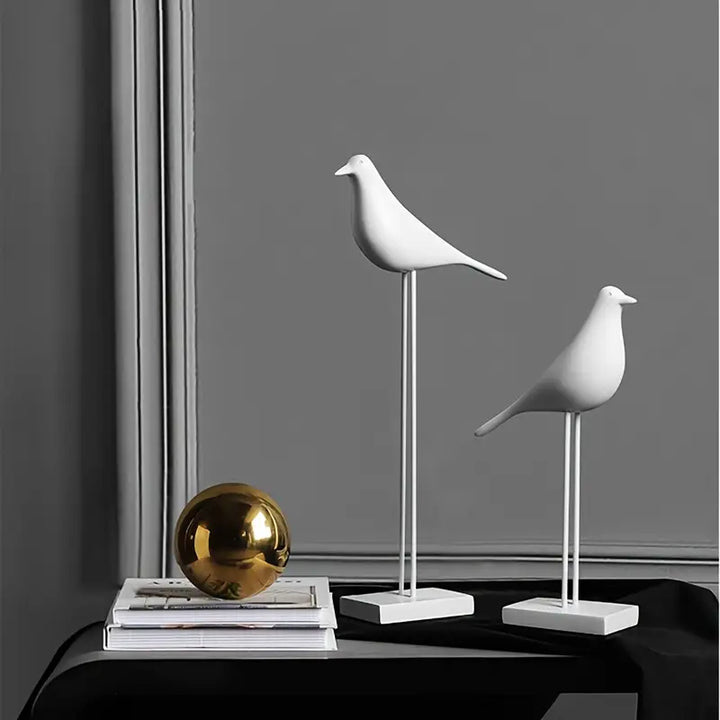 PerchForm – Minimalistische Dekorative Vogel Skulpturen Auf Ständer
