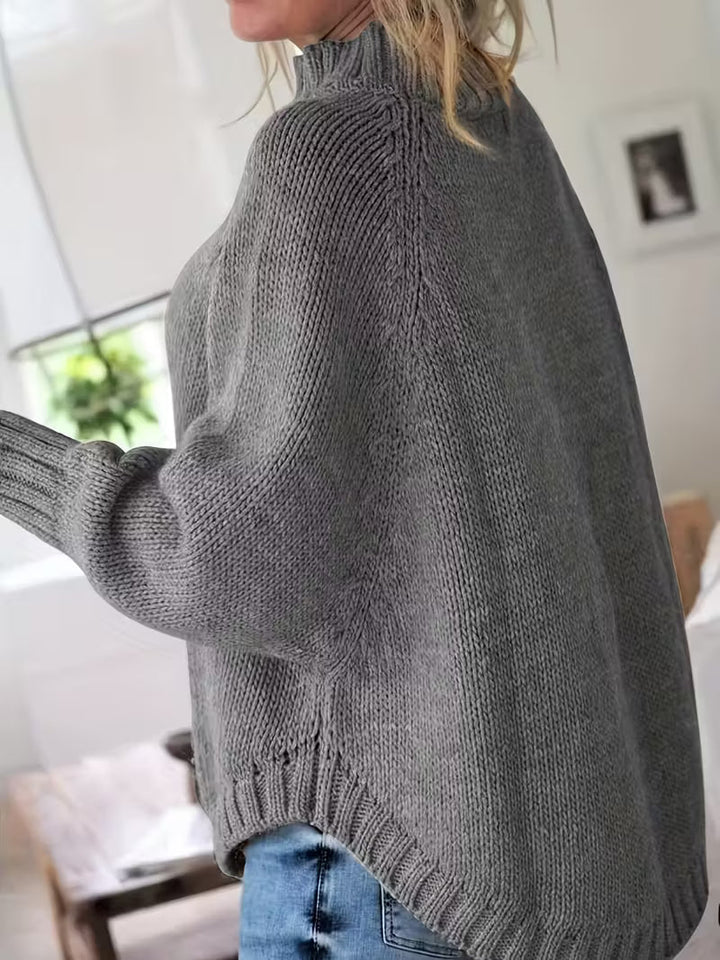 Pamella – Übergröße Pullover Mit Zopfmuster