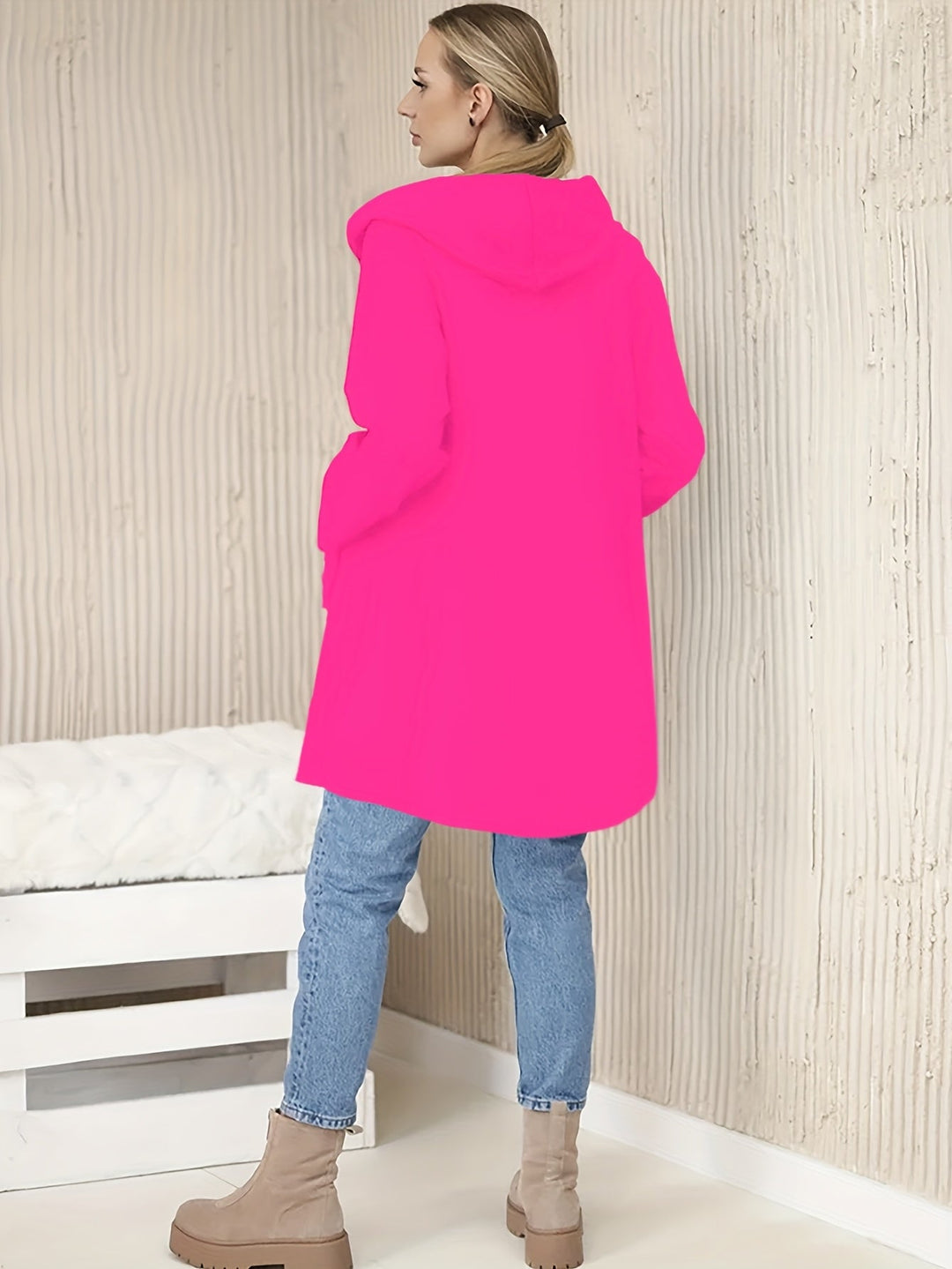 Nicola – Langärmelige Jacke Mit Seitentaschen