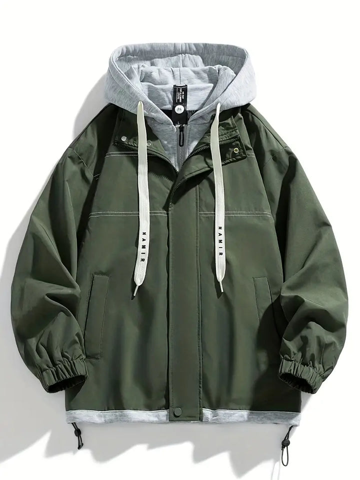 Carson – Lässige Kapuzen Jacke Mit Tasche