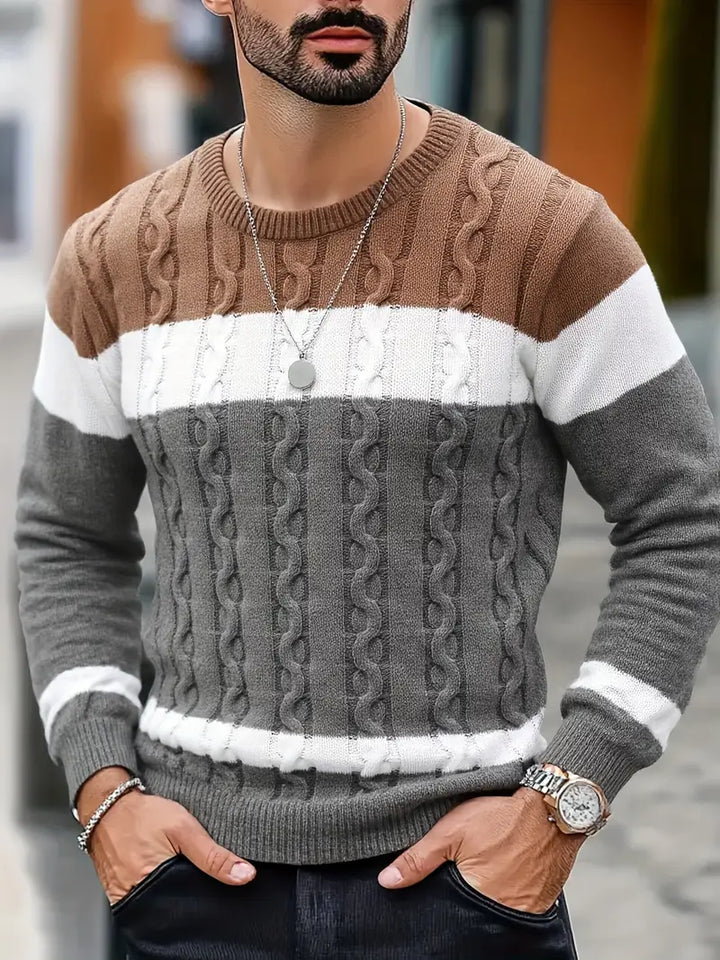 Watkins – Lässiger Langarm Strick Pullover