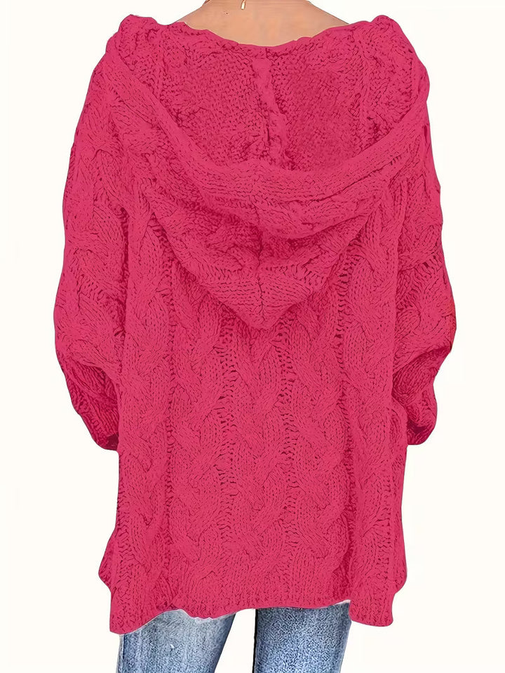 Miette - Lässiger Langarm Strickpullover