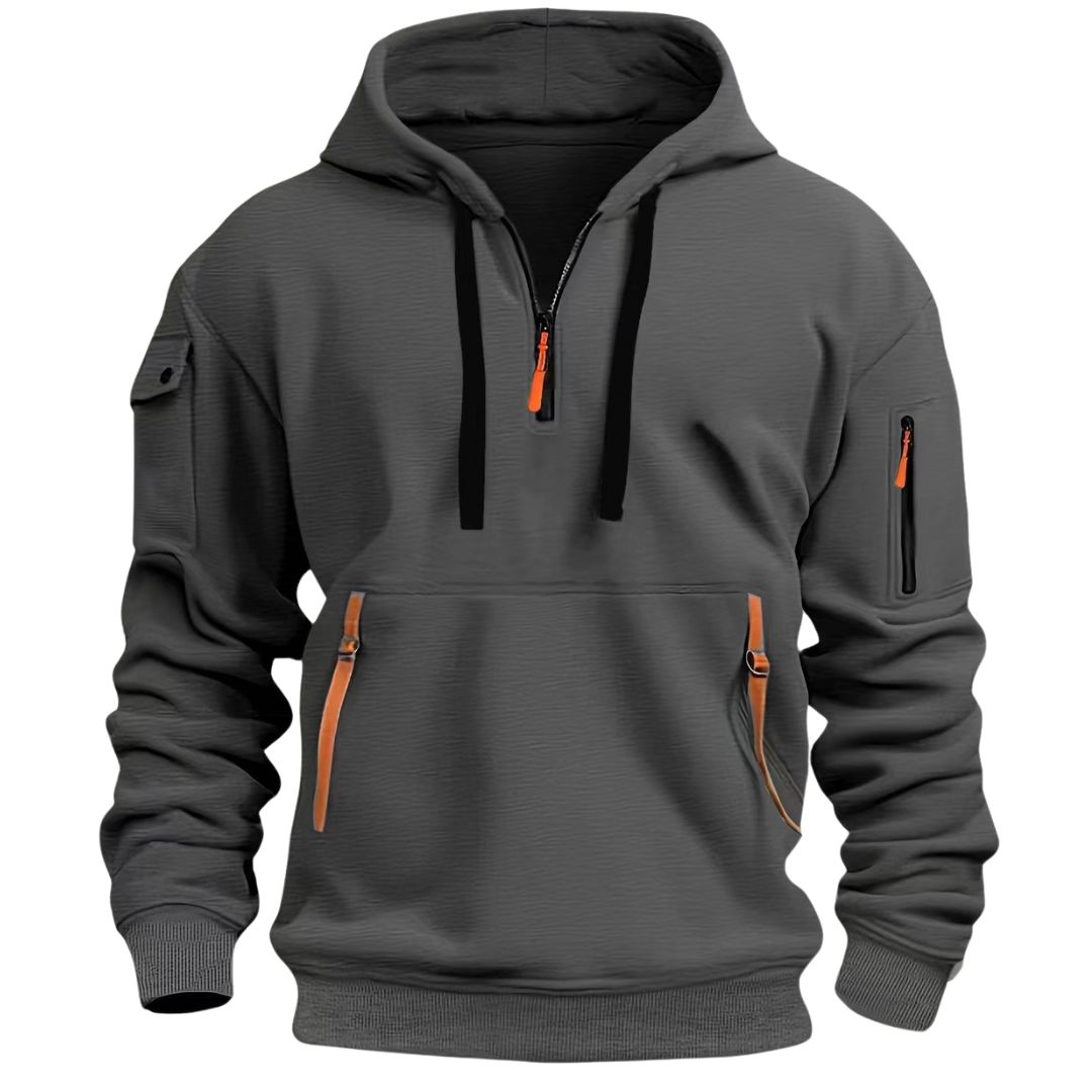 Ludomir – Langarm Kapuzenpullover Mit Mehreren Taschen