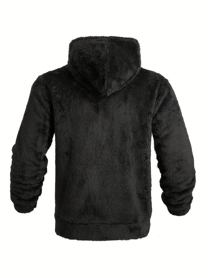 Ushakov – Lässig Langarm Kapuzenpullover Mit Reißverschluss