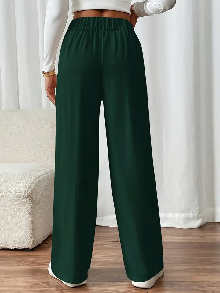 Orvella - Bequeme Hose Mit Weitem Bein Und Taschen