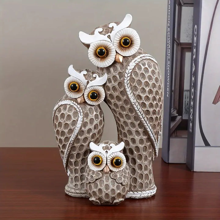 EchoOwlet – Moderne Eulen Familie Figur