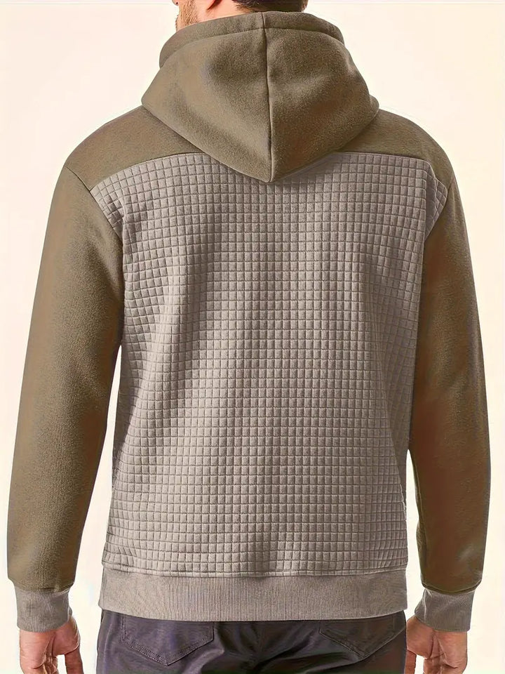 Dashiell – Sweatshirt Mit Strukturiertem Gitter Und Kapuze