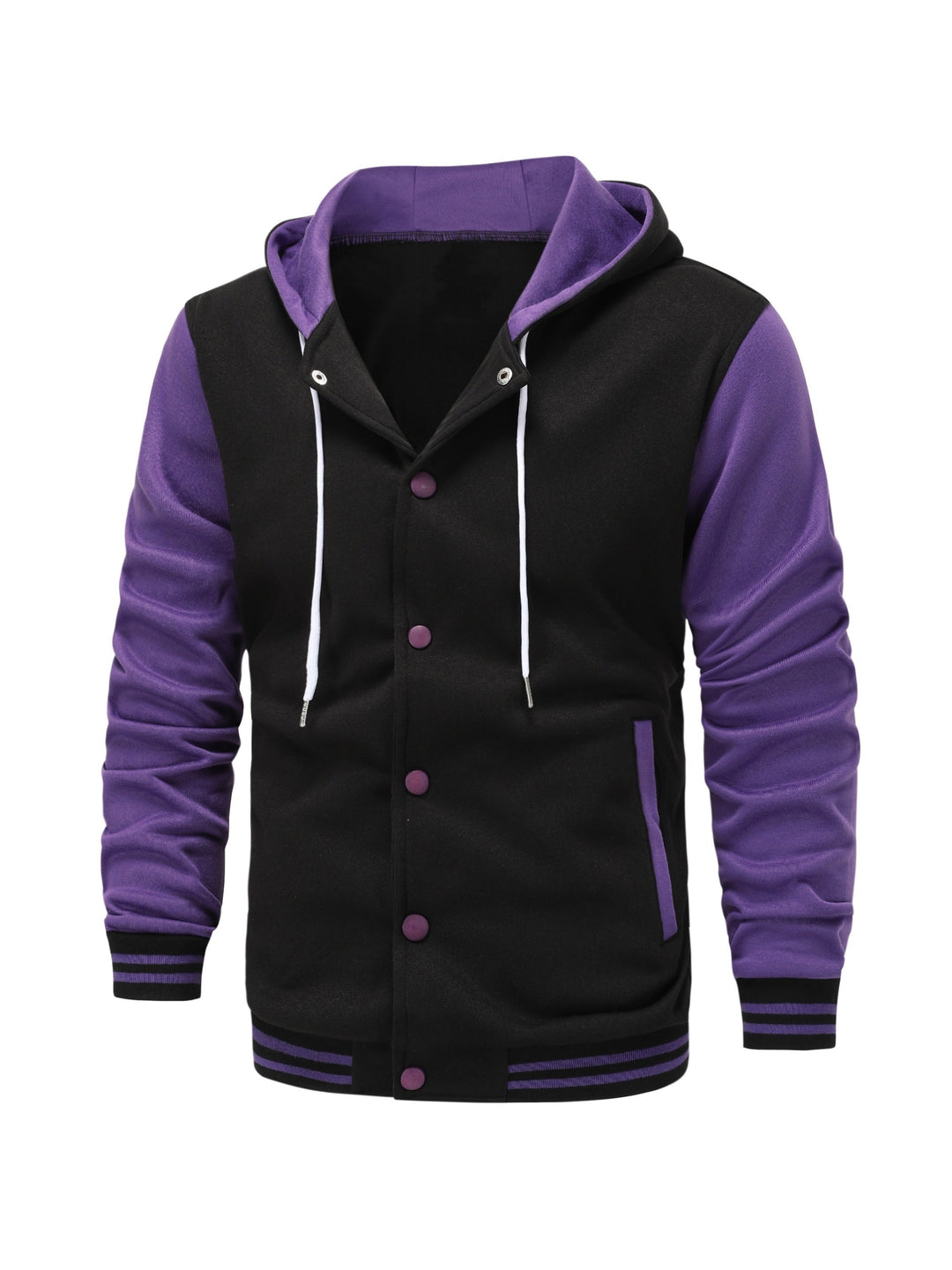 Askhat - Langärmelige Baseballjacke Mit Kapuze