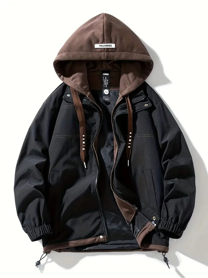Carson – Lässige Kapuzen Jacke Mit Tasche