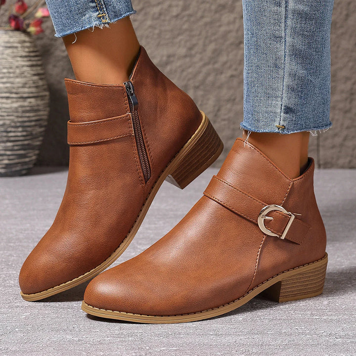 Leigh - Rutschfeste orthopädische Stiefeletten
