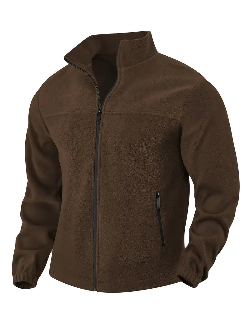Barron – Lässige Fleece Jacke Mit Reißverschluss Und Tasche